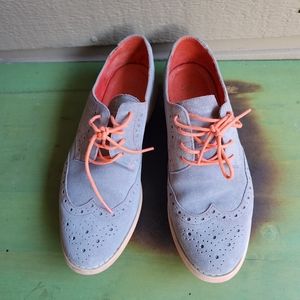 Johnston & Murphy suede shoes  size 7.5